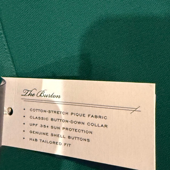 Holderness & Bourne Men's XL The Burton Pine Polo MSRP $130 - Picture 6 of 8